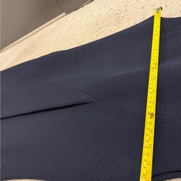 Jil Sander size 10 Laine Wool EUC long Blue A-Line Crew Neck Dress- thicker wool - Picture 10 of 15